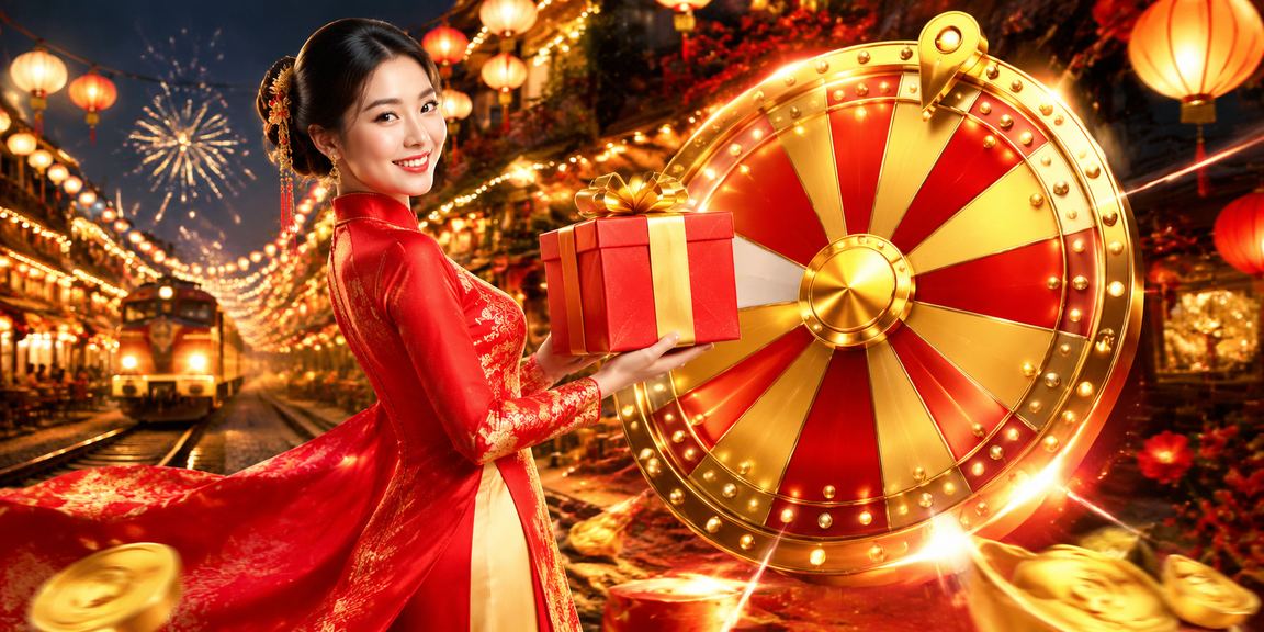 Người dùng tại Hà Nội tham gia chương trình rút thăm may mắn và giải thưởng trực tuyến trong trang phục áo dài truyền thống