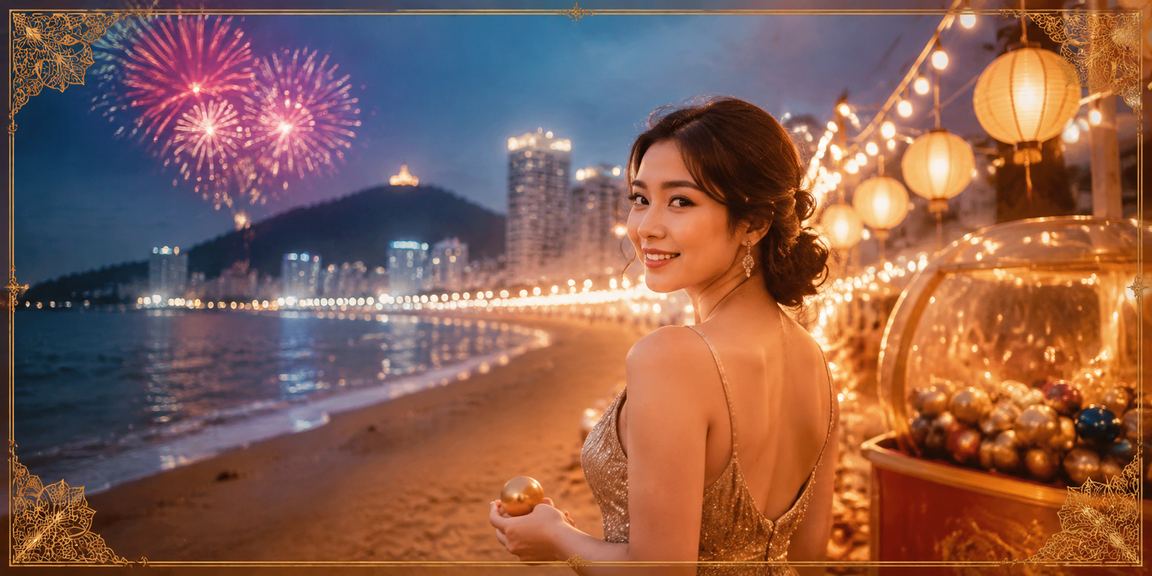 Người dùng tại Vũng Tàu tham gia xổ số và trò chơi may mắn trực tuyến tại bờ biển